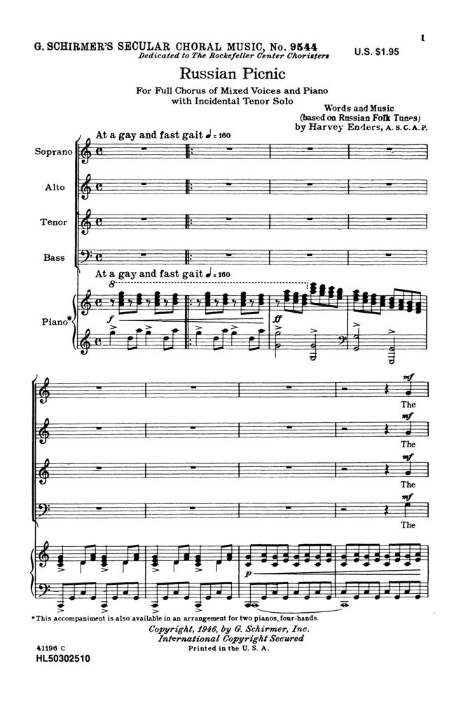 Russian Picnic With Tenor Solo